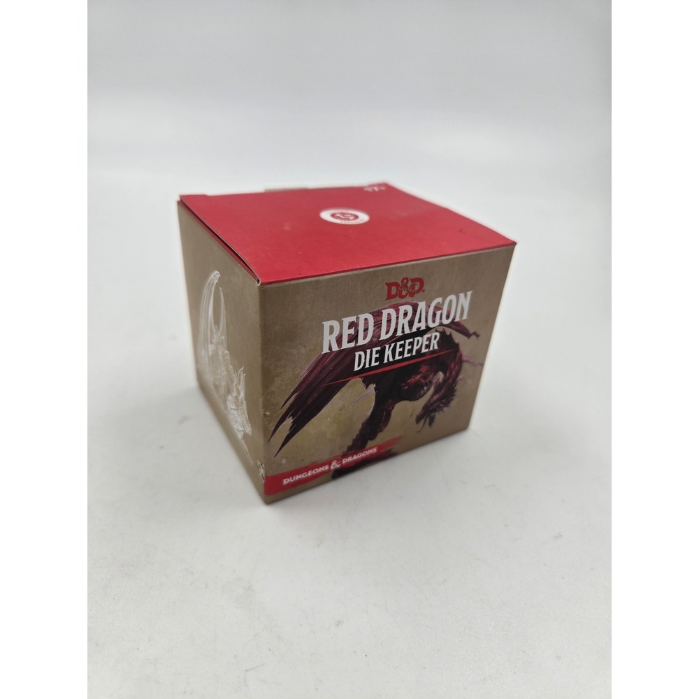 Dungeons & Dragons Red Dragon Die Keeper D&D Dice Storage Box Collectible New